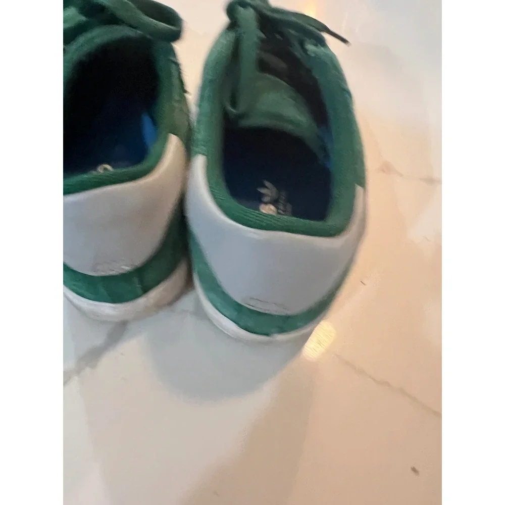Adidas Skateboarding Green Suede Low Top Sneakers Kids Size 9.5